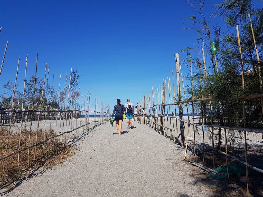 Walkway to the beach