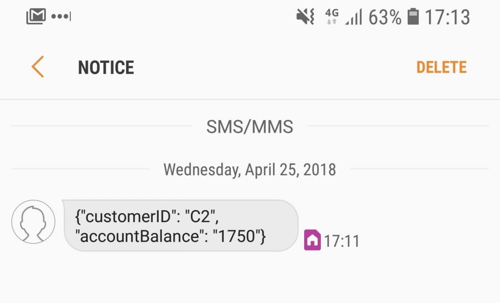 SNS SMS Notification